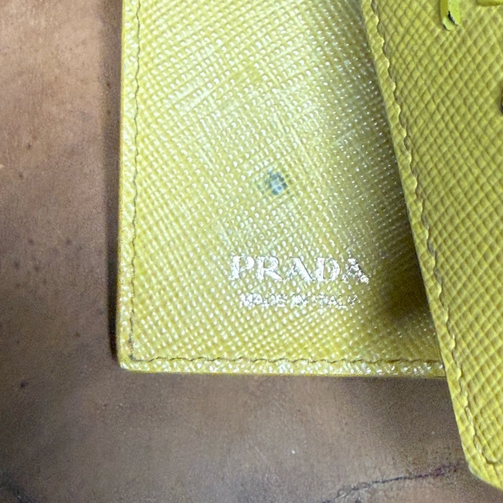 Prada Vibrant Yellow Key Holder - Picture 5 of 5